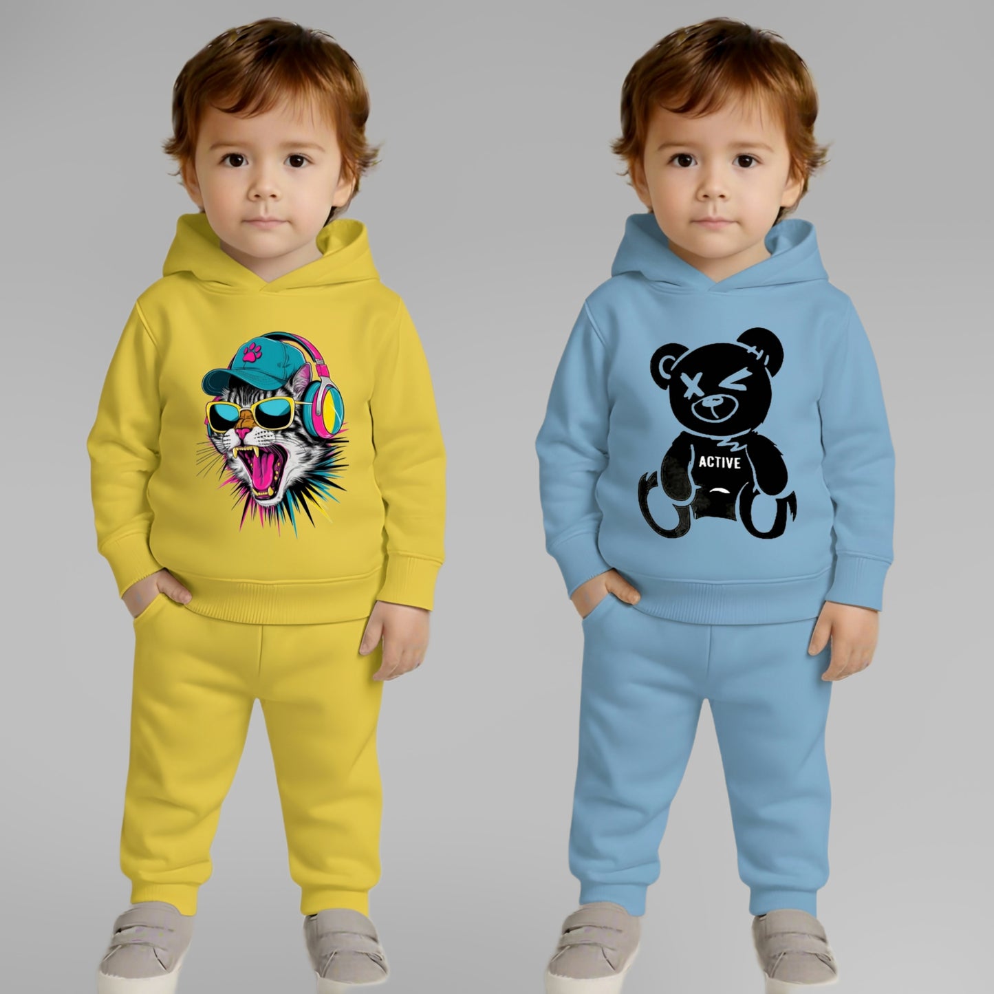 Pack Of 2 Baby Clothing Set Hoodie And Lower