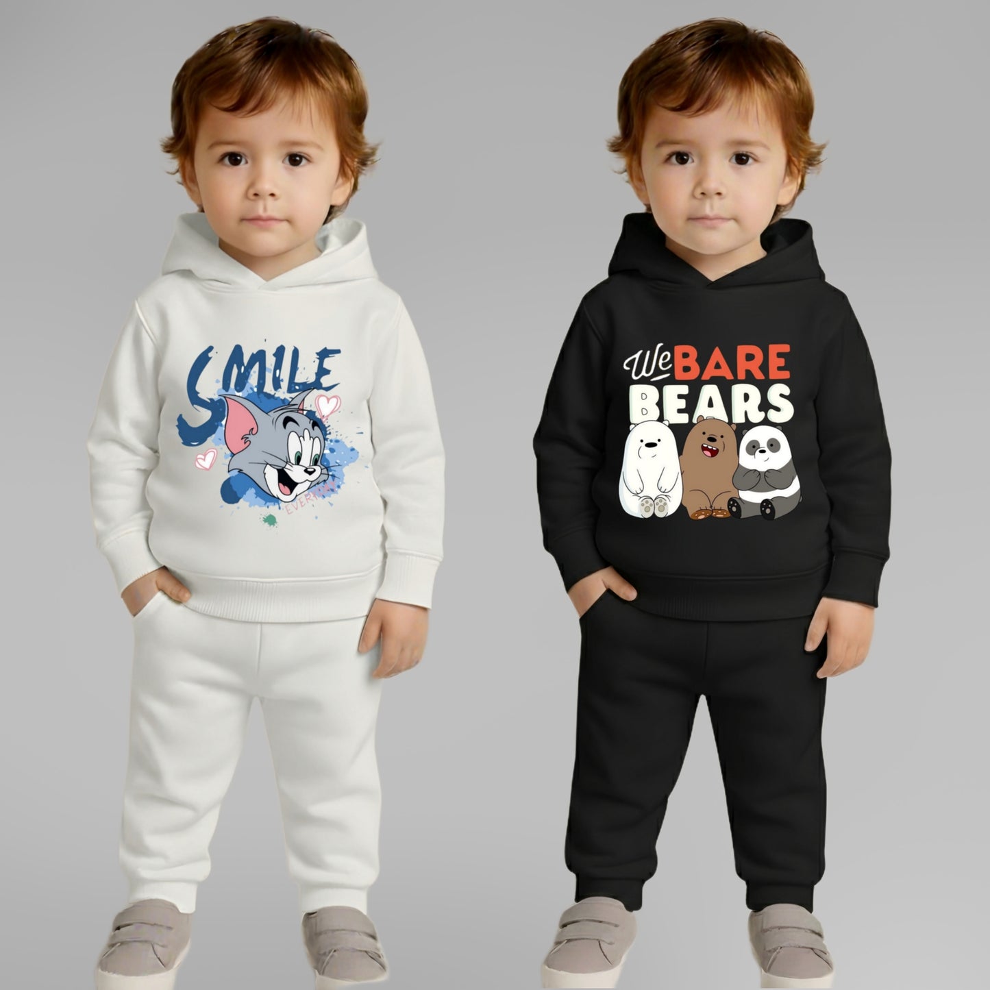 Pack Of 2 Baby Clothing Set Hoodie And Lower