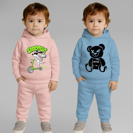 Pack Of 2 Baby  Clothing Set Hoodie And Lower