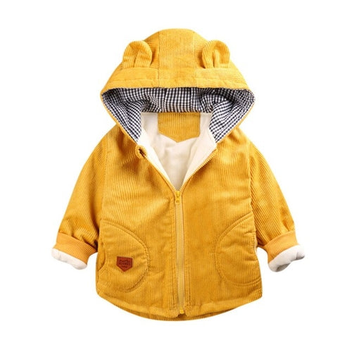 Toddler Girls Boys Winter Coat 3D Cartoon Hooded