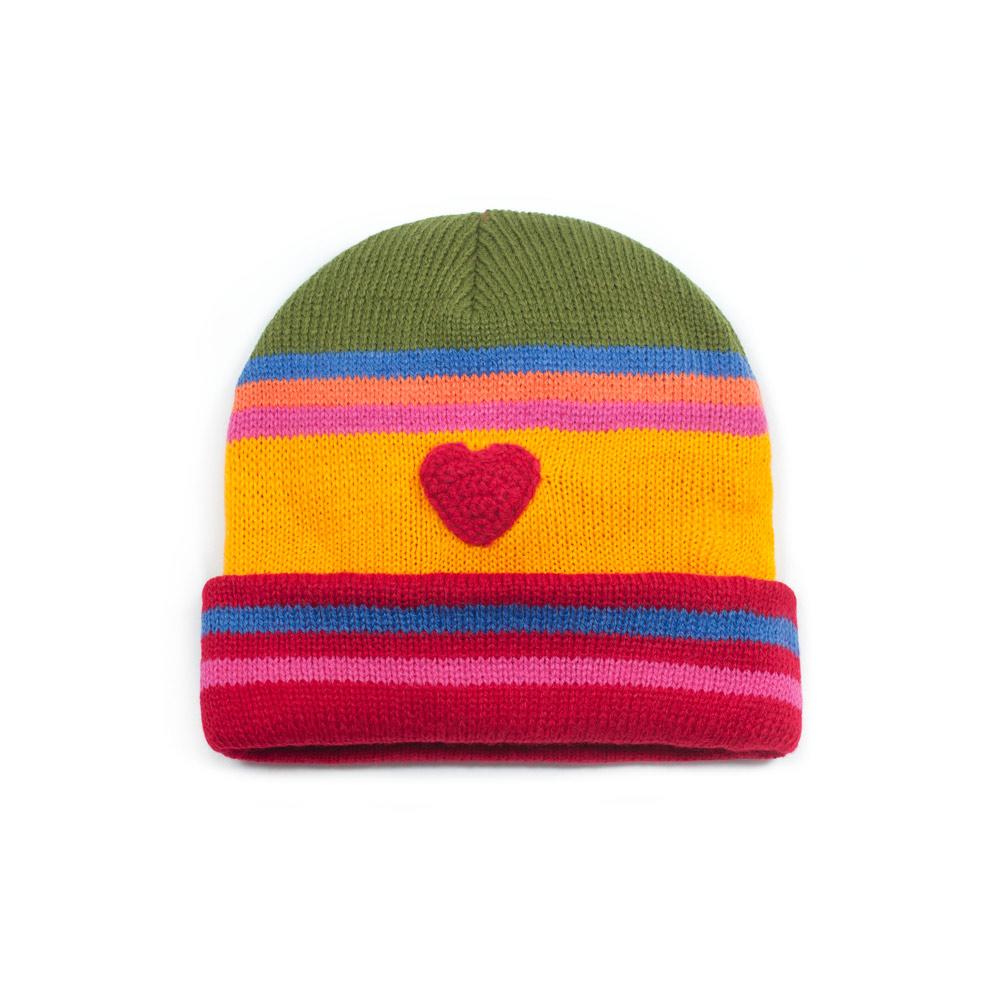 Hearts Knit Hat